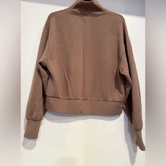 Varley Davidson Sweat Half-zip Swan Necked Collar Super Soft Lightweight Size S - Picture 3 of 6